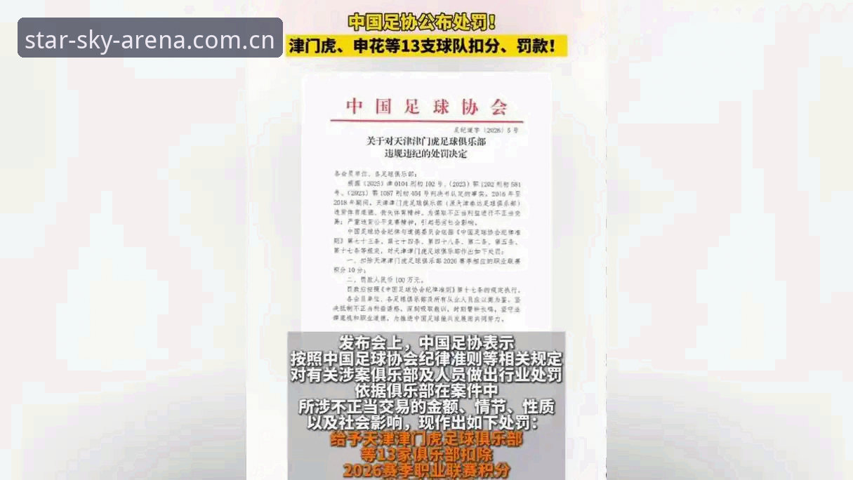 星空体育中国官网 足协第三批禁足名单全面解析:65人受罚背后,中国足球反腐进入深水区